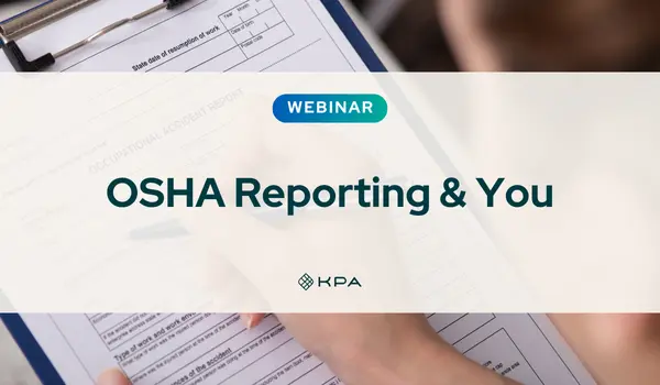 OSHA Reporting & You - KPA